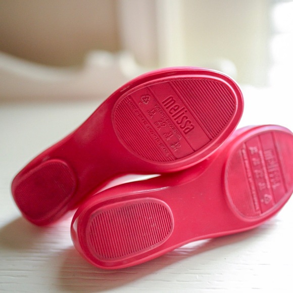 Pink flats *Melissa